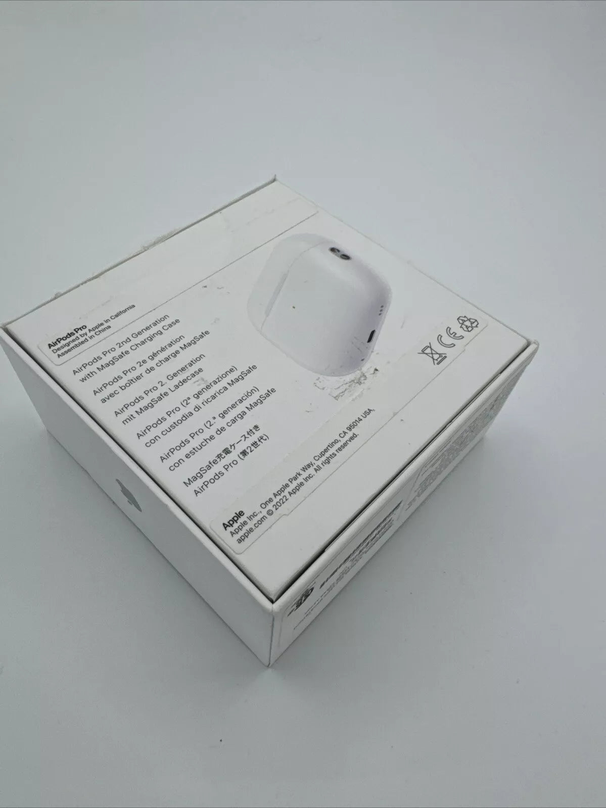 Genuine Apple AirPods Pro 2nd Gen Retail Box with Manual – USB-C or Lightning Version