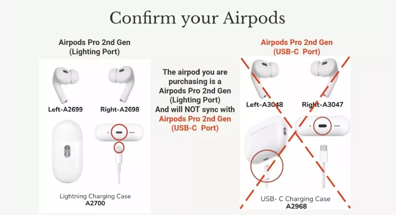 Genuine Apple AirPods Pro 2nd Gen Replacement - A2698 Right Side Only