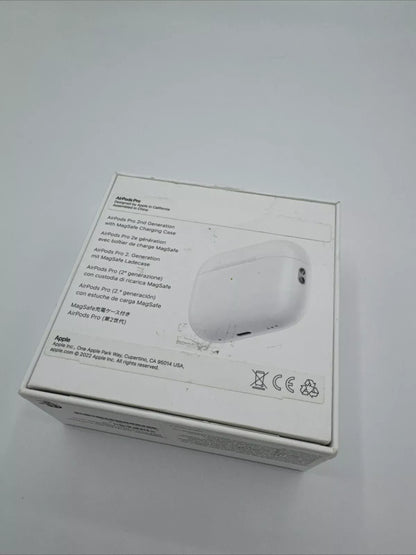 Genuine Apple AirPods Pro 2nd Gen Retail Box with Manual – USB-C or Lightning Version